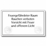 Poly-Hinweisschild