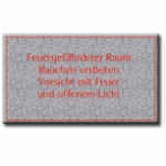 Granit Design-Hinweisschild