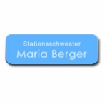 Ansteckschild 8528 Aluminium mit Magnet