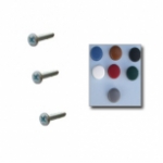 PVC Abdeckkappen inkl Schrauben