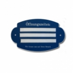 Oeffnungszeiten Schild klein
