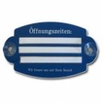 Oeffnungszeiten Schild klein