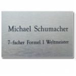 Aluminium Schild
