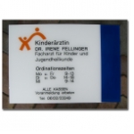 Plexiglas Arztschild