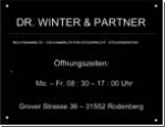 Poly Firmenschild