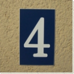 Kunststoff einzel Zahl NR 4 als HN
