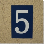 Kunststoff einzel Zahl NR 5 als HN