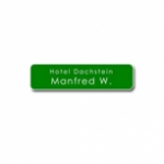Ansteckschild 6516 Kunststoff mit Nadel