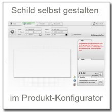 Gravur Schilder selbst gestalten