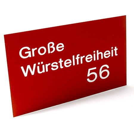 Aluminium Schilder