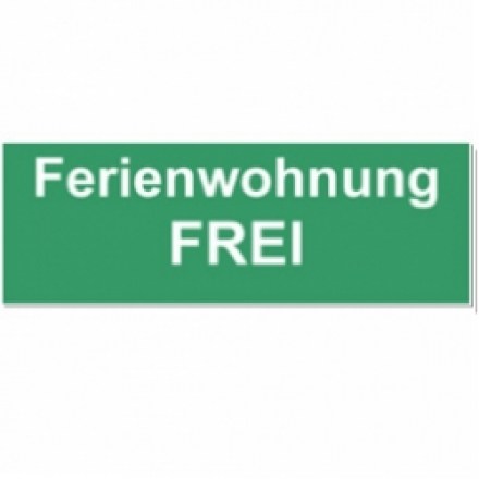 Zusatzschild für Zimmervermieter tiefgraviert