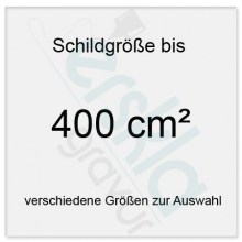 Aluminium Schilder mit Gravur tiefgraviert