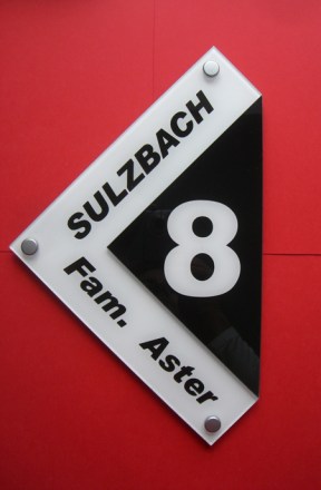 Moderne Design Hausnummer