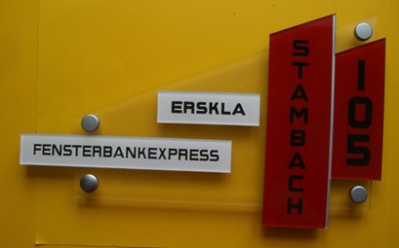 Moderne Design Hausnummer