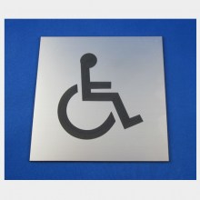 Internationales Symbol Behinderten WC